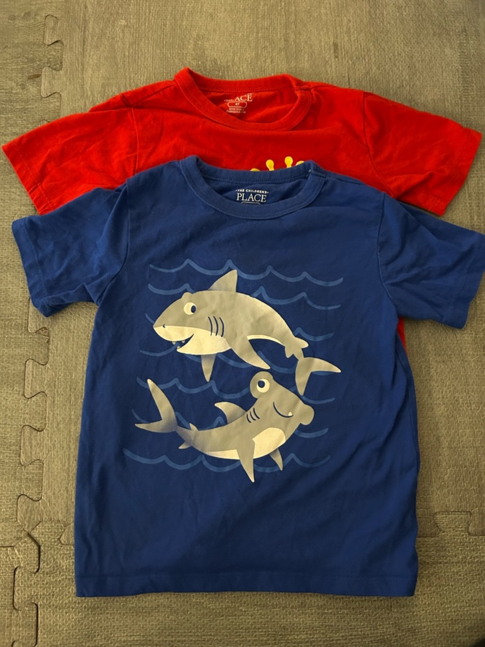 2 Graphic Tees. The Children's Place. Size 4T